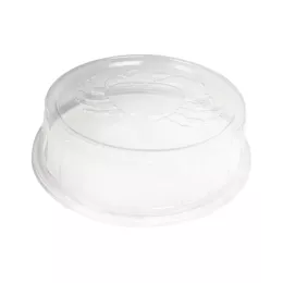 Coiffe PET trans. plateau fruits de mer 35cm